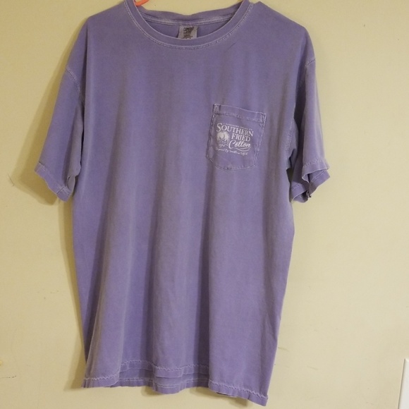 Comfort Colors Tops - Comfort Colors Southern Fried cotton womens size L